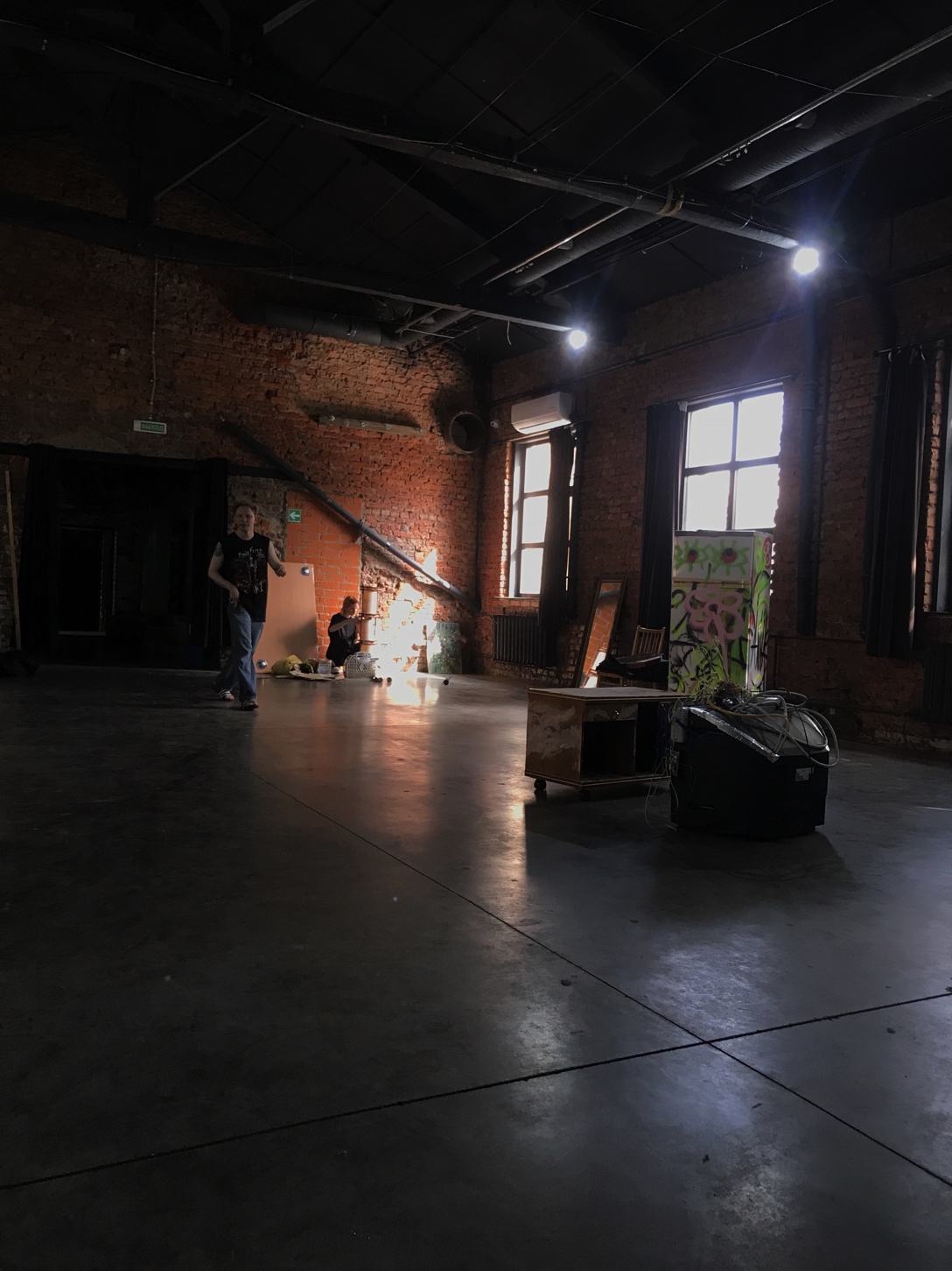 装饰一新的拍摄场景